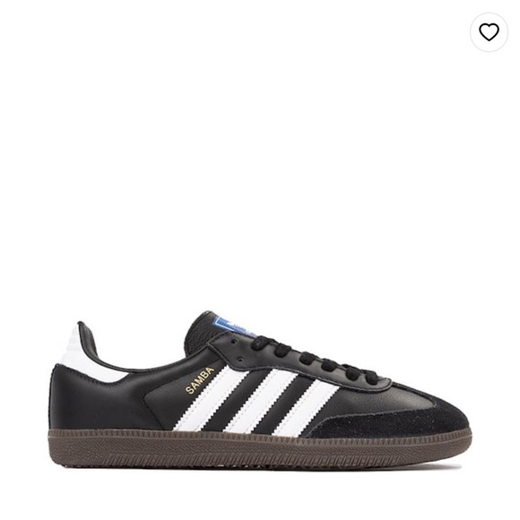 adidas Shoes - Adidas Black/White Samba Sneakers 6.5